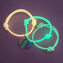 Lovecryst 3 peças/conjunto em forma de coração costurado melhor amigo para sempre pulseira bff amizade joias presentes para crianças