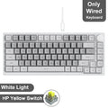 Teclado mecânico para jogos JAZZ AK820 / AK820Pro, 75%, 82 teclas, com fio (modo único) ou sem fio (Bluetooth), para laptop e PC.