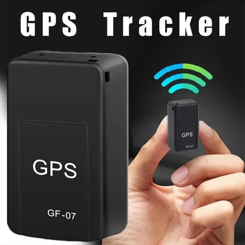 Rastreador GPS Mini Magnético GF07 Localizador Veicular em Tempo Real Dispositivo de Rastreamento de Carro e Pet Localizador GPS Portátil e Compacto com APP de Posição