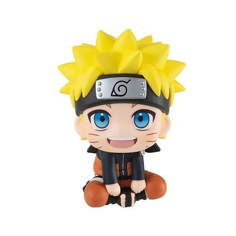 Figura de anime Naruto de 9 cm Uzumaki Naruto Kakashi Uchiha Sasuke Itachi Brinquedos fofos Q Figurals Modelo de figura de ação