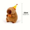 Pelúcia de Capivara de 23 cm, Simulação Capibara, Brinquedo de Anime Fofo, Boneca Fofa, Animais de Pelúcia, Boneca Macia, Presente de Natal e Ação de Graças