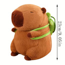 Pelúcia de Capivara de 23 cm, Simulação Capibara, Brinquedo de Anime Fofo, Boneca Fofa, Animais de Pelúcia, Boneca Macia, Presente de Natal e Ação de Graças