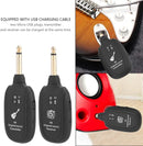 Plug de Guitarra Sem Fio Miwayer A8 com 4 Canais Integrados, Transmissor e Receptor Sem Fio para Guitarra Elétrica, Baixo e Violino.
