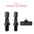 Microfone Lavalier Sem Fio com Bateria Recarregável de 80mAh, Clipe, para Podcast, Streaming, Vlogging e Gravação de Voz, Plug & Play