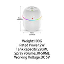 Mini umidificador de ar portátil USB atomizador difusor de aroma desktop interno doméstico silencioso hidratante atomização de ar umidificador