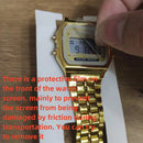 Relógio de Aço F91W Não Resistente à Água para Mulheres e Homens, Relógio Corporativo, Relógio Digital Esportivo Multifuncional com LED, Relógio Eletrônico