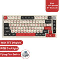 Teclado mecânico para jogos JAZZ AK820 / AK820Pro, 75%, 82 teclas, com fio (modo único) ou sem fio (Bluetooth), para laptop e PC.