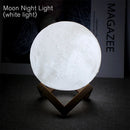 Luz de leitura LED Moon Light Galaxy Light, Luz noturna lunar, Decoração de quarto Iluminação interna