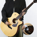 Palheta e afinador de guitarra 2 em 1 - Calibrador de afinação portátil e multifuncional para violões e ukuleles folk, temperamento igual de 12 tons.