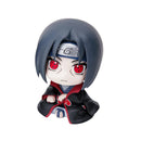 Figura de anime Naruto de 9 cm Uzumaki Naruto Kakashi Uchiha Sasuke Itachi Brinquedos fofos Q Figurals Modelo de figura de ação
