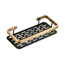 Prateleira de banheiro sem furos, para parede, com suporte para frasco de shampoo, organizador de canto para chuveiro, suporte para vaso sanitário, acessórios de alumínio para banheiro e cozinha.