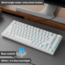 Teclado mecânico para jogos JAZZ AK820 / AK820Pro, 75%, 82 teclas, com fio (modo único) ou sem fio (Bluetooth), para laptop e PC.