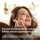 Fone de Ouvido Bluetooth Sem Fio Pro5S Mini Portátil Estéreo Alguns Jogos Headsets Esportivos Redução de Ruído e Longa Duração da Bateria.