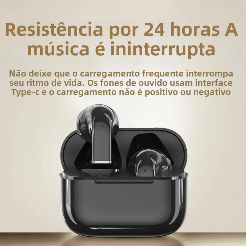 Fone de Ouvido Bluetooth Sem Fio Pro5S Mini Portátil Estéreo Alguns Jogos Headsets Esportivos Redução de Ruído e Longa Duração da Bateria.