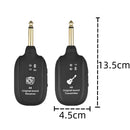 Plug de Guitarra Sem Fio Miwayer A8 com 4 Canais Integrados, Transmissor e Receptor Sem Fio para Guitarra Elétrica, Baixo e Violino.
