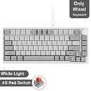 Teclado mecânico para jogos JAZZ AK820 / AK820Pro, 75%, 82 teclas, com fio (modo único) ou sem fio (Bluetooth), para laptop e PC.