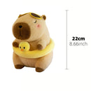Pelúcia de Capivara de 23 cm, Simulação Capibara, Brinquedo de Anime Fofo, Boneca Fofa, Animais de Pelúcia, Boneca Macia, Presente de Natal e Ação de Graças
