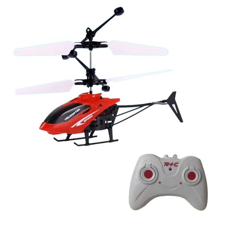 Mini Drone RC Recarregável com Controle Remoto, Seguro e Resistente a Quedas, Helicóptero RC - Brinquedo Ideal para Crianças
